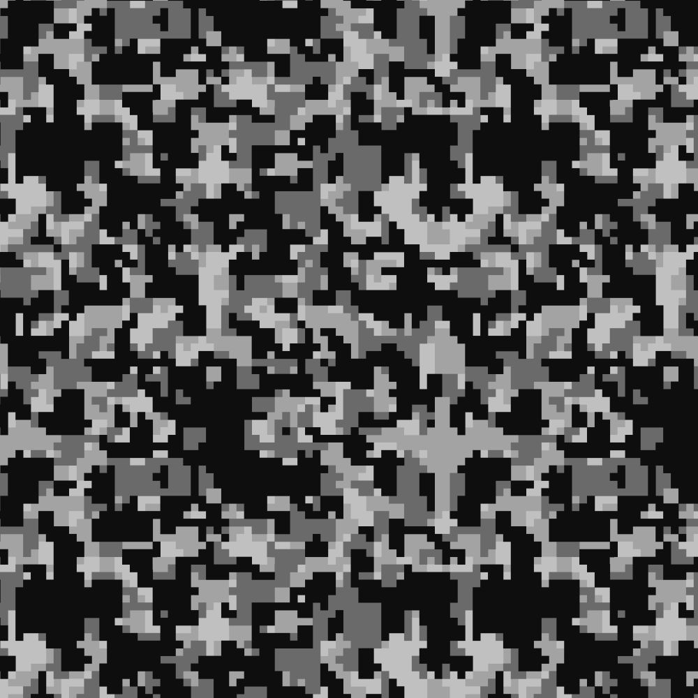 Digital 23 Grayscale Camouflage Pattern