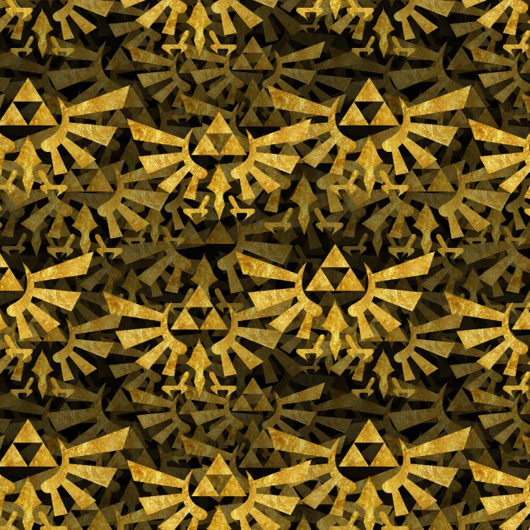 Zelda Triforce Pattern