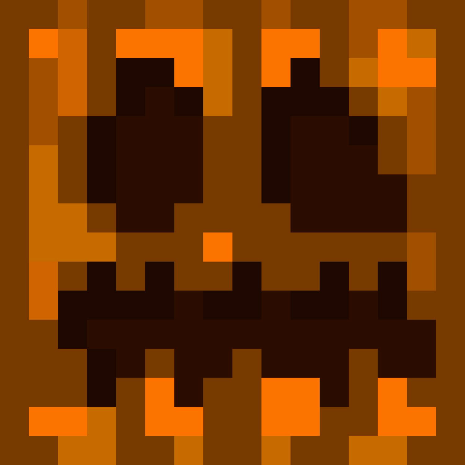 Minecraft Pumpkin Pattern